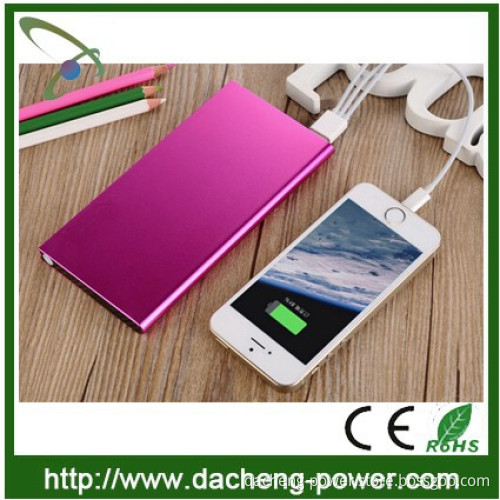 Factory wholesale 9.8mm Super thin power bank charger 12000mAH